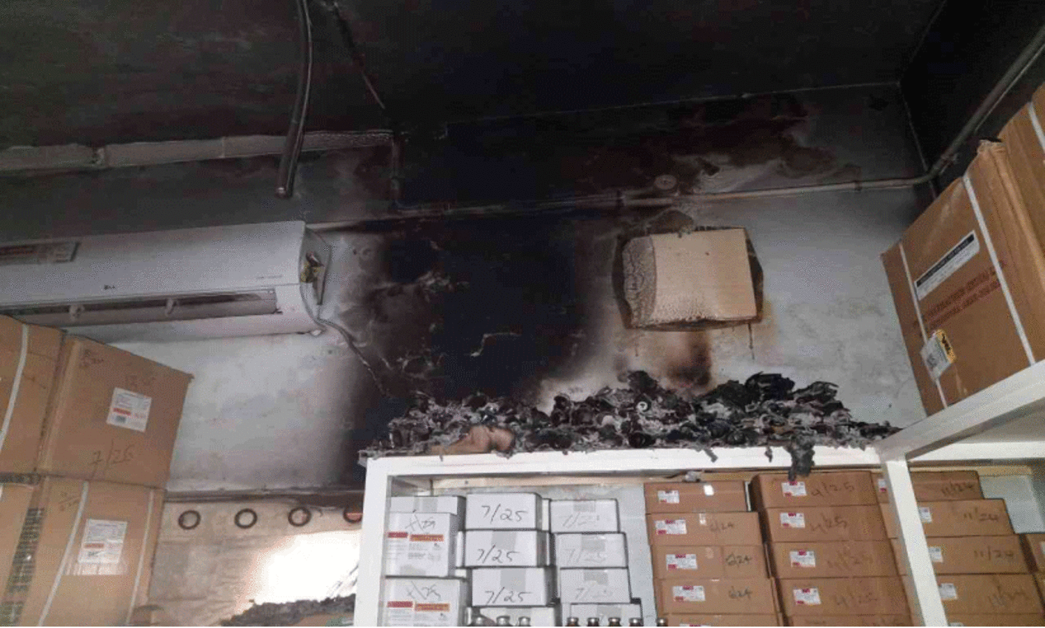 പാങ്ങപ്പാറ ഹെൽത്ത് സെൻററിൽ തീപിടിത്തം