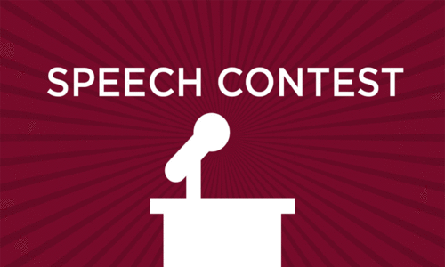 വി​ദ്യാ​ർ​ഥി​ക​ൾ​ക്ക് പ്ര​സം​ഗ​മ​ത്സ​രം