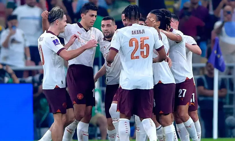 തകർപ്പൻ ജയവുമായി മാഞ്ചസ്റ്റർ സിറ്റി ക്ലബ് ലോകകപ്പ് ഫൈനലിൽ; ഉറാവയെ വീഴ്ത്തിയത് 3-0ത്തിന് തകർപ്പൻ ജയവുമായി മാഞ്ചസ്റ്റർ സിറ്റി ക്ലബ് ലോകകപ്പ് ഫൈനലിൽ; ഉറാവയെ വീഴ്ത്തിയത് 3-0ത്തിന്