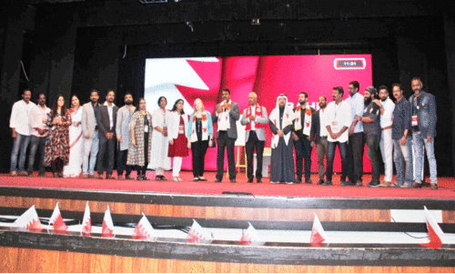 ദേ​ശീ​യ​ദി​ന​ത്തി​ൽ നി​റ​ച്ചാ​ർ​ത്തു​മാ​യി സ​മാ​ജം ചി​ത്ര​ക​ല ക്ല​ബ്