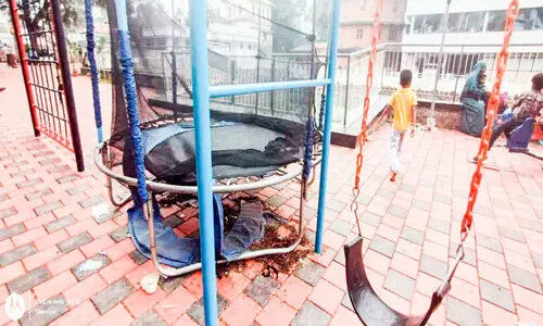 ഉദ്​ഘാടനം കഴിഞ്ഞിട്ട്​ ഒരു വർഷം; മാനവീയം പാർക്കിലെ കളിയുപകരണങ്ങൾ നശിക്കുന്നു