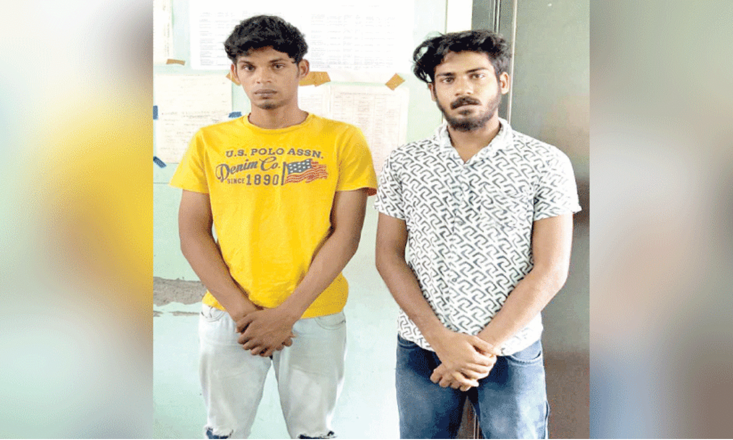 പി​ടി​യി​ലാ​യ പ്ര​തി​ക​ൾ