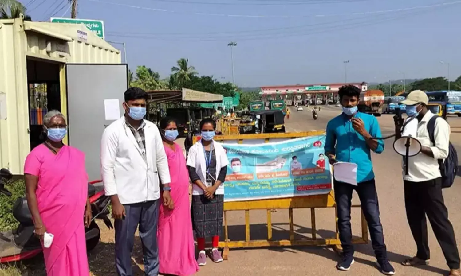 An elderly man has covid in Mangalore