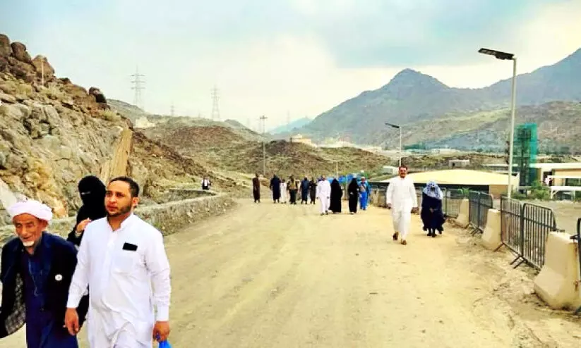 ഹി​റ ഗു​ഹ​യി​ലേ​ക്കു​ള്ള പാ​ത ന​വീ​ക​രി​ക്കു​ന്നു; ആ​ദ്യ​ഘ​ട്ടം പൂ​ർ​ത്തി​യാ​യി