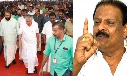 മാധ്യമ സ്വാതന്ത്ര്യം പിണ്ഡം വെച്ച് പിണറായി സര്‍ക്കാര്‍ ജനാധിപത്യത്തെ കശാപ്പുചെയ്യുന്നുവെന്ന് കെ. സുധാകരന്‍