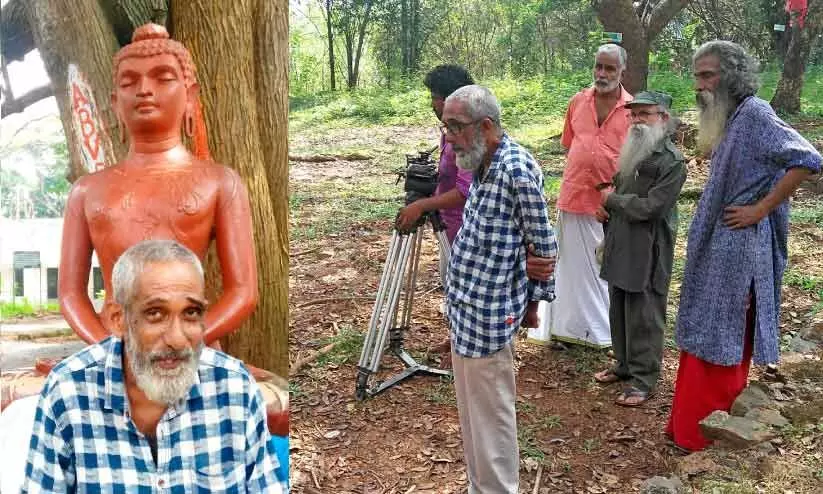 എ. നന്ദകുമാർ ‘ജോ​ൺ ’സി​നി​മ​യു​ടെ ഷൂ​ട്ടി​ങ് വേ​ള​യി​ൽ