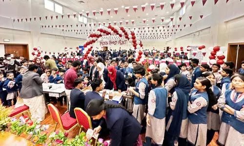 ഭ​ക്ഷ്യ​മേ​ള​യൊ​രു​ക്കി വി​ദ്യാ​ർ​ഥി​ക​ളു​ടെ ഫ​ല​സ്തീ​ൻ സ​ഹാ​യം