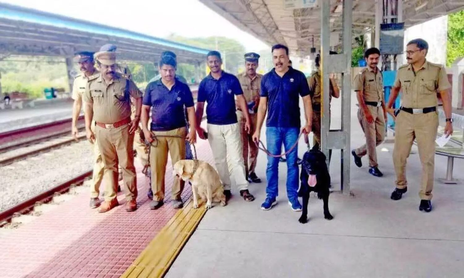 ക്രി​സ്മ​സ് പു​തു​വ​ത്സ​രാ​ഘോ​ഷം സ്പെ​ഷ​ൽ ഡ്രൈ​വി​ന്റെ ഭാ​ഗ​മാ​യി വ​ട​ക​ര റെ​യി​ൽ​വേ സ്റ്റേ​ഷ​നി​ൽ പ​രി​ശോ​ധ​ന ന​ട​ത്തു​ന്നു