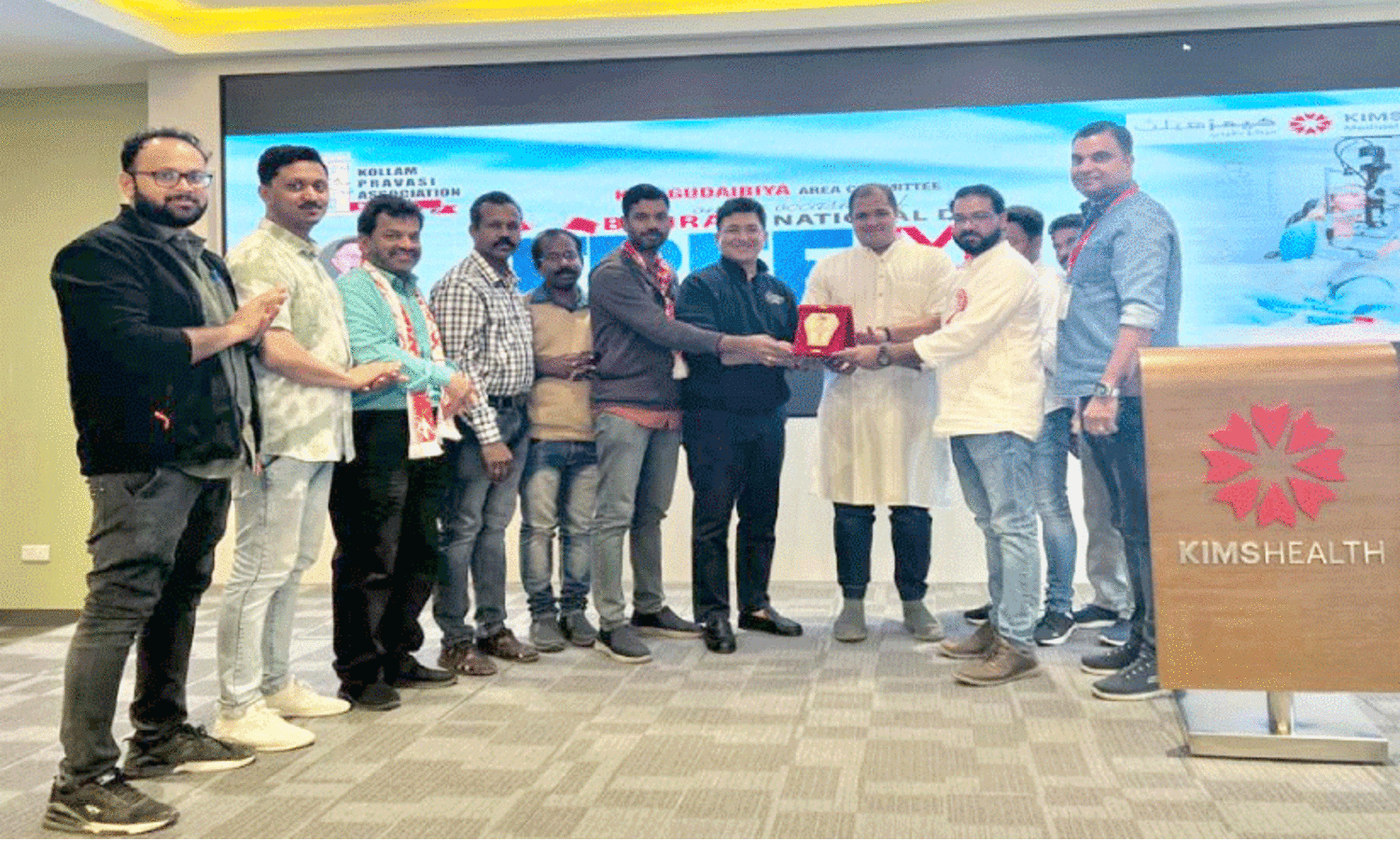 കൊ​ല്ലം പ്ര​വാ​സി അ​സോ​സി​യേ​ഷ​ൻ സൗ​ജ​ന്യ മെ​ഡി​ക്ക​ൽ ക്യാ​മ്പ് ന​ട​ത്തി