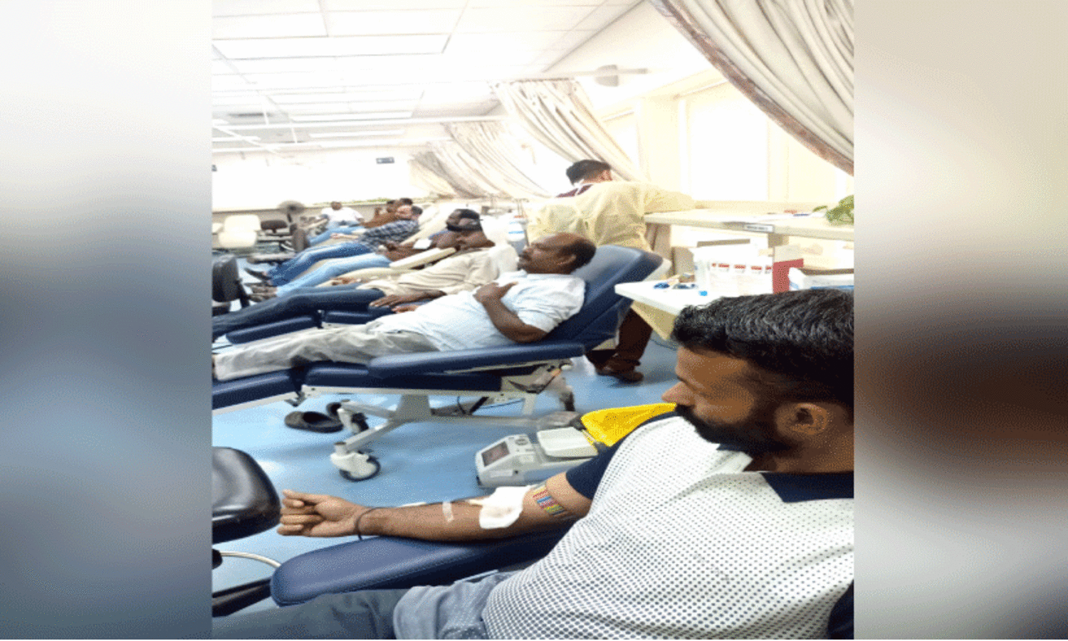 പി.​സി.​ഡ​ബ്ല്യൂ.​എ​ഫ് ര​ക്ത​ദാ​ന ക്യാ​മ്പ് ന​ട​ത്തി