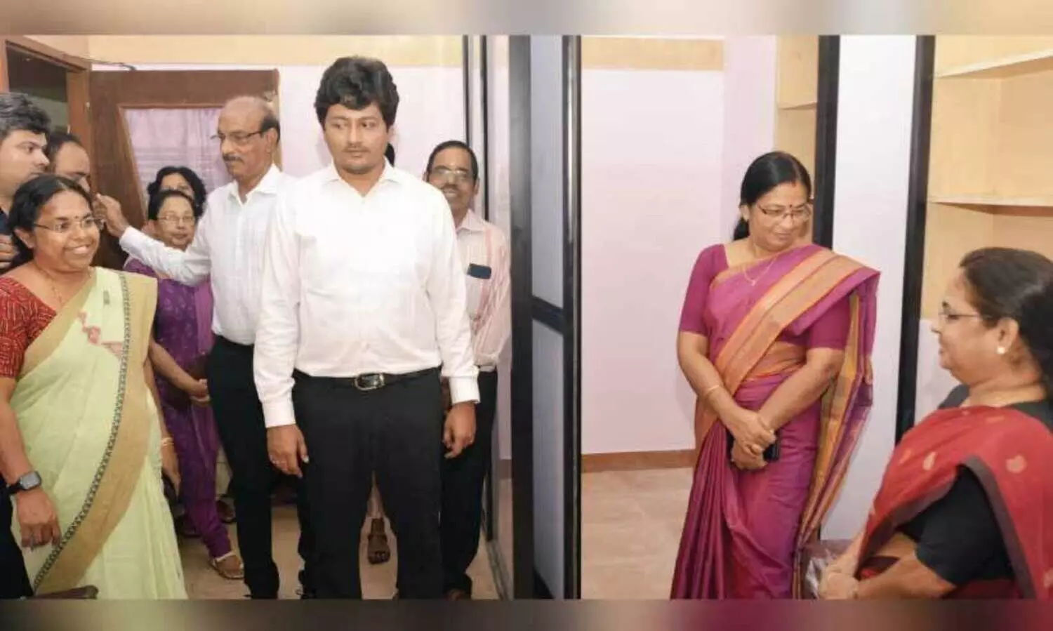 ​തൃ​ശൂ​ർ; ക​ല​ക്ട​റേ​റ്റി​ൽ വ​നി​ത ജീ​വ​ന​ക്കാ​ർ​ക്ക്​ പി​ങ്ക്​ റൂം