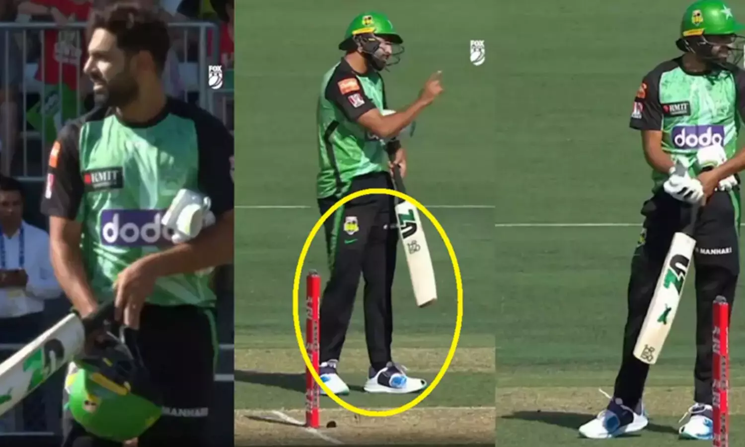 പാഡ് ധരിക്കാതെ ഗ്ലൗ കൈയിൽ പിടിച്ച് ബാറ്റിങ്ങിനിറങ്ങി ഹാരിസ് റൗഫ് -വിഡിയോ വൈറൽ