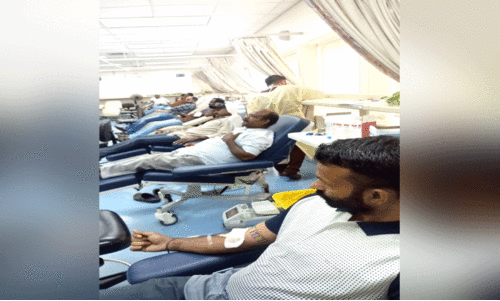 പി.​സി.​ഡ​ബ്ല്യൂ.​എ​ഫ് ര​ക്ത​ദാ​ന ക്യാ​മ്പ് ന​ട​ത്തി