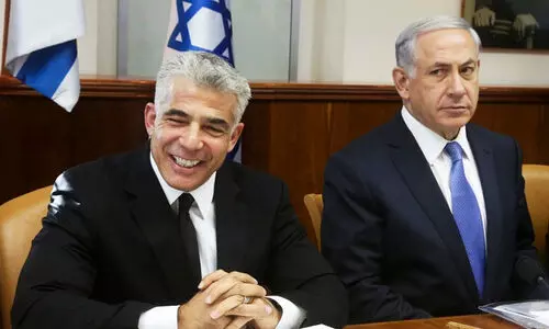 Yair Lapid, Benjamin Netanyahu