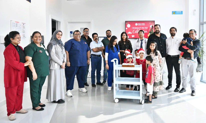 ദാ​ർ അ​ൽ-​ഷി​ഫ മെ​ഡി​ക്ക​ൽ സെ​ന്റ​റി​ൽ ക്രി​സ്മ​സ്-​പു​തു​വ​ത്സ​രാ​ഘോ​ഷം