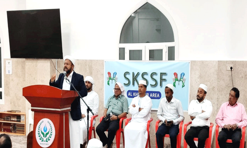 എ​സ്.​​കെ.​എ​സ്.​എ​സ്.​എ​ഫ്​ സം​സ്ഥാ​ന സെ​ക്ര​ട്ട​റി​ക്ക് സ്വീ​ക​ര​ണം