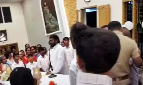 ചിറ്റൂര്‍ പള്ളിയില്‍ ജനാഭിമുഖ കുര്‍ബാന തടയാന്‍ ശ്രമിച്ചവരെ അറസ്റ്റ് ചെയ്ത് നീക്കി