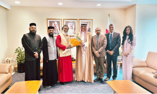 ഗീവർഗീസ്‌ മാർ പക്കോമിയോസ്‌ മെത്രാപ്പോലീത്ത സാമൂഹിക വികസനകാര്യ മന്ത്രിയുമായി കൂടിക്കാഴ്ച നടത്തി