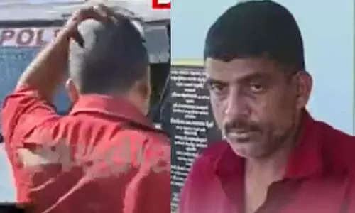 കണ്ണിൽ മരുന്ന് ഒഴിച്ചിരുന്ന പെൺകുട്ടിക്ക് നേരെ ലൈംഗികാതിക്രമം; പ്രതി​യെ നാട്ടുകാർ ഓടിച്ചിട്ടു പിടിച്ചു