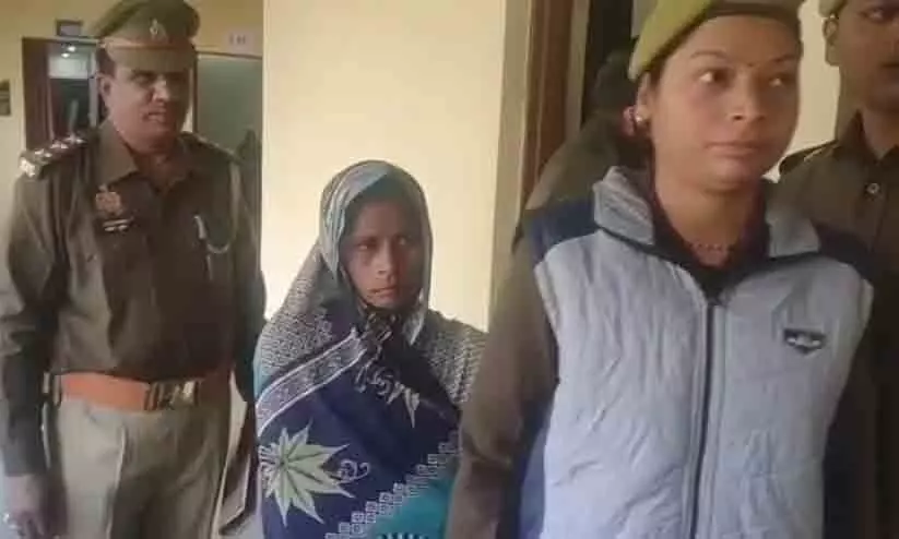 സ്വത്ത് കൈക്കലാക്കാൻ ഭർത്താവ് മരിച്ചതായി പരാതി നൽകിയ യുവതി അറസ്റ്റിൽ