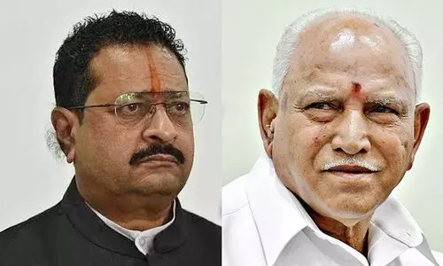BJP MLA Basangouda Patil Yatnal, BS Yediyurappa