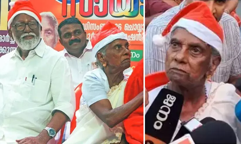 മറിയക്കുട്ടി ബി.ജെ.പി പരിപാടിയിൽ; മധുരം നൽകി കുമ്മനം മറിയക്കുട്ടി ബി.ജെ.പി പരിപാടിയിൽ; മധുരം നൽകി കുമ്മനം