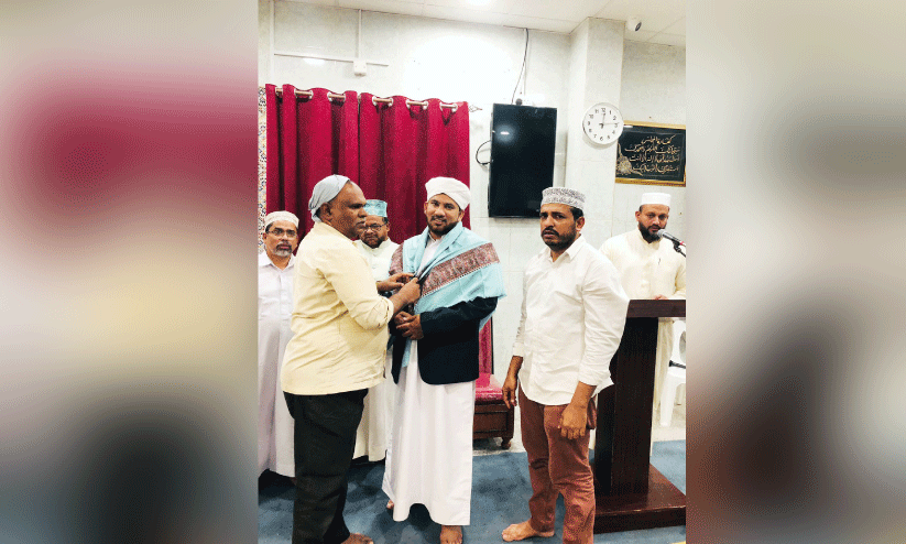 സ്വീകരണം നൽകി സ്വീകരണം നൽകി