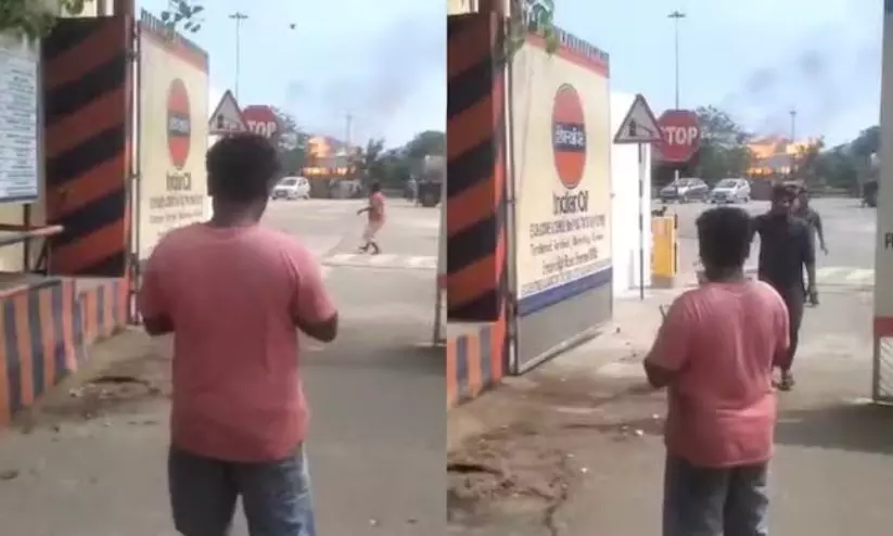 ഇന്ത്യൻ ഓയിൽ കോർപ്പറേഷൻ ഡിപ്പോയിൽ എഥനോൾ ടാങ്ക് പൊട്ടിത്തെറിച്ചു; ഒരു മരണം ഇന്ത്യൻ ഓയിൽ കോർപ്പറേഷൻ ഡിപ്പോയിൽ എഥനോൾ ടാങ്ക് പൊട്ടിത്തെറിച്ചു; ഒരു മരണം