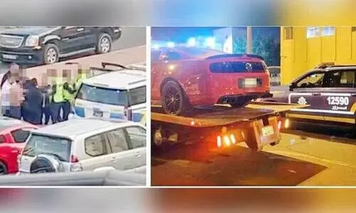 1. റോ​ഡി​ൽ രൂ​പ​പ്പെ​ട്ട സം​ഘ​ർ​ഷം 2. വാ​ഹ​നം പി​ടി​ച്ചെ​ടു​ക്കു​ന്നു