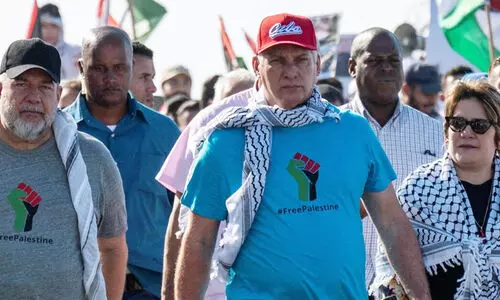 ഇസ്രായേൽ ഭീകര രാഷ്ട്രം, ഗസ്സയിലെ വംശഹത്യ മനുഷ്യരാശിക്കാകെ അപമാനം -ക്യൂബൻ പ്രസിഡന്‍റ്