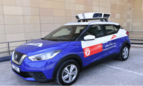 ദു​ബൈ​യി​ലെ പാ​ർ​ക്കി​ങ്​ പ​രി​ശോ​ധ​ന വാ​ഹ​നം