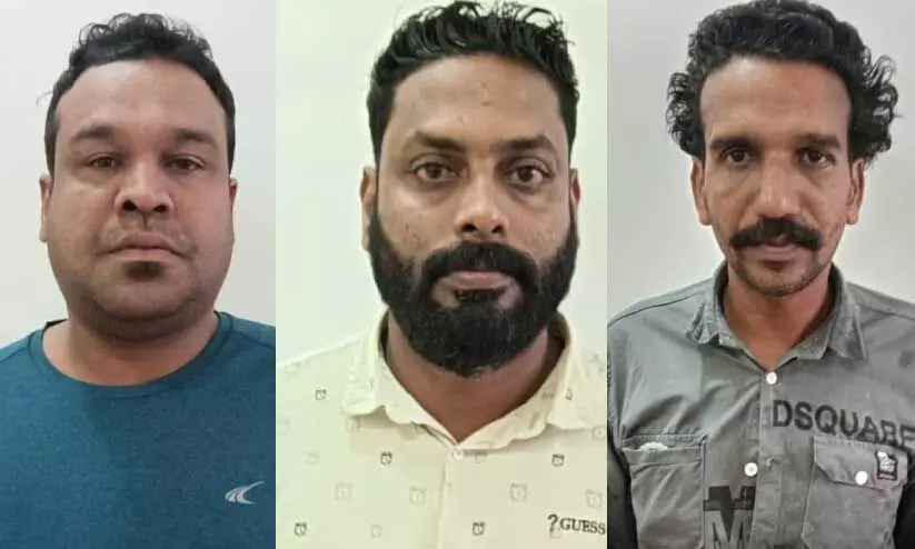 പിടിയിലായ പ്രതികൾ