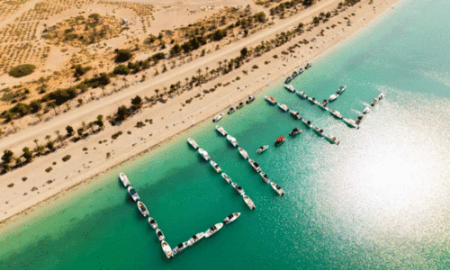 ക​ട​ലി​ൽ ബോ​ട്ടു​ക​ൾ തീ​ർ​ത്ത ‘യു.​എ.​ഇ’​ക്ക് ​ലോ​ക റെ​ക്കോ​ഡ്