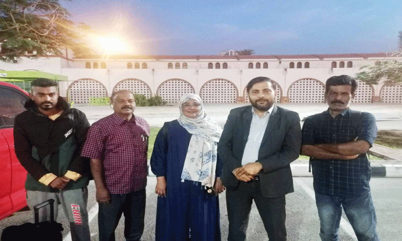 പ്ര​വാ​സി സം​ഘ​ട​ന​യു​ടെ ഇ​ട​പെ​ട​ൽ; ദുരിതത്തിൽ കഴിഞ്ഞ മലയാളികൾ​ നാടണയുന്നു