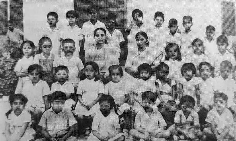 സീമ വിദ്യാർഥിയായിരുന്നപ്പോൾ. ചെന്നൈയിലെ ആദർശവിദ്യാലയം