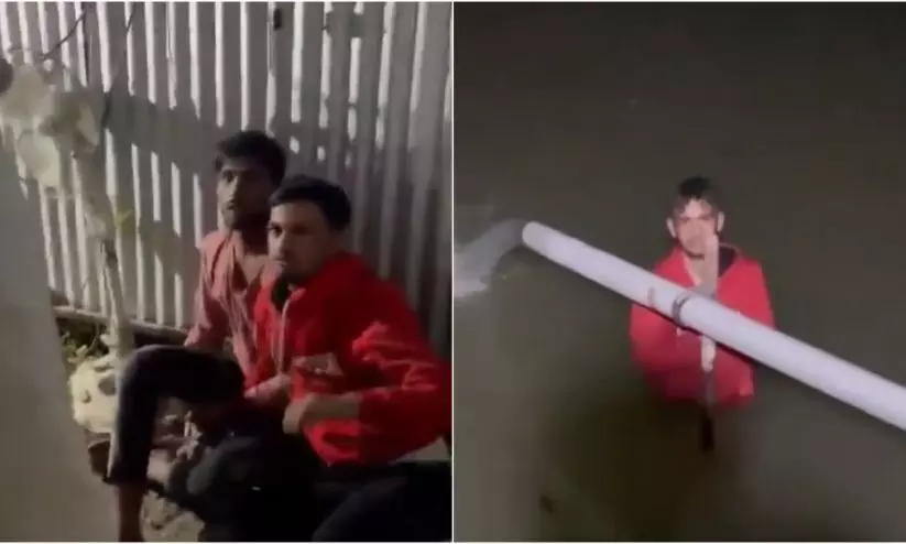 യു.പിയിൽ മുസ്ലിം യുവാക്കളെ വിവസ്ത്രരാക്കി മർദിച്ച് ഹിന്ദുത്വവാദികൾ; നാല് പേർ പിടിയിൽ