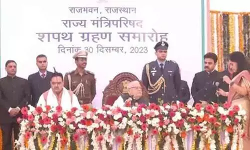 രാജസ്ഥാനിൽ മന്ത്രിസഭ വികസിപ്പിച്ചു; കിരോഡി ലാലും രാജ്യവർധൻ റാഥോഡും മന്ത്രിമാർ