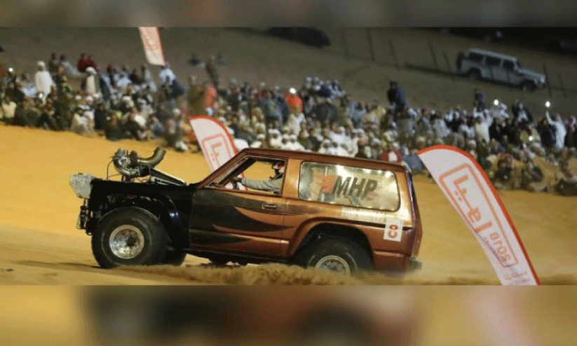 ലി​വ ഓ​ഫ്റോ​ഡ്​ ഫെ​സ്റ്റി​വ​ലി​ൽ പ​​ങ്കെ​ടു​ക്കു​ന്ന വാ​ഹ​നം