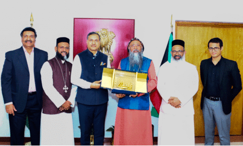 അം​ബാ​സ​ഡ​ർ മെ​ത്രാ​പ്പോ​ലീ​ത്ത​യു​മാ​യി കൂ​ടി​ക്കാ​ഴ്ച ന​ട​ത്തി