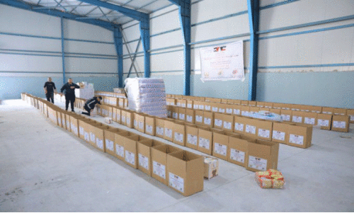 ഫലസ്തീന് സഹായം തുടരുന്നു; വെസ്റ്റ് ബാങ്കിൽ ഭക്ഷണകിറ്റുകൾ നൽകി