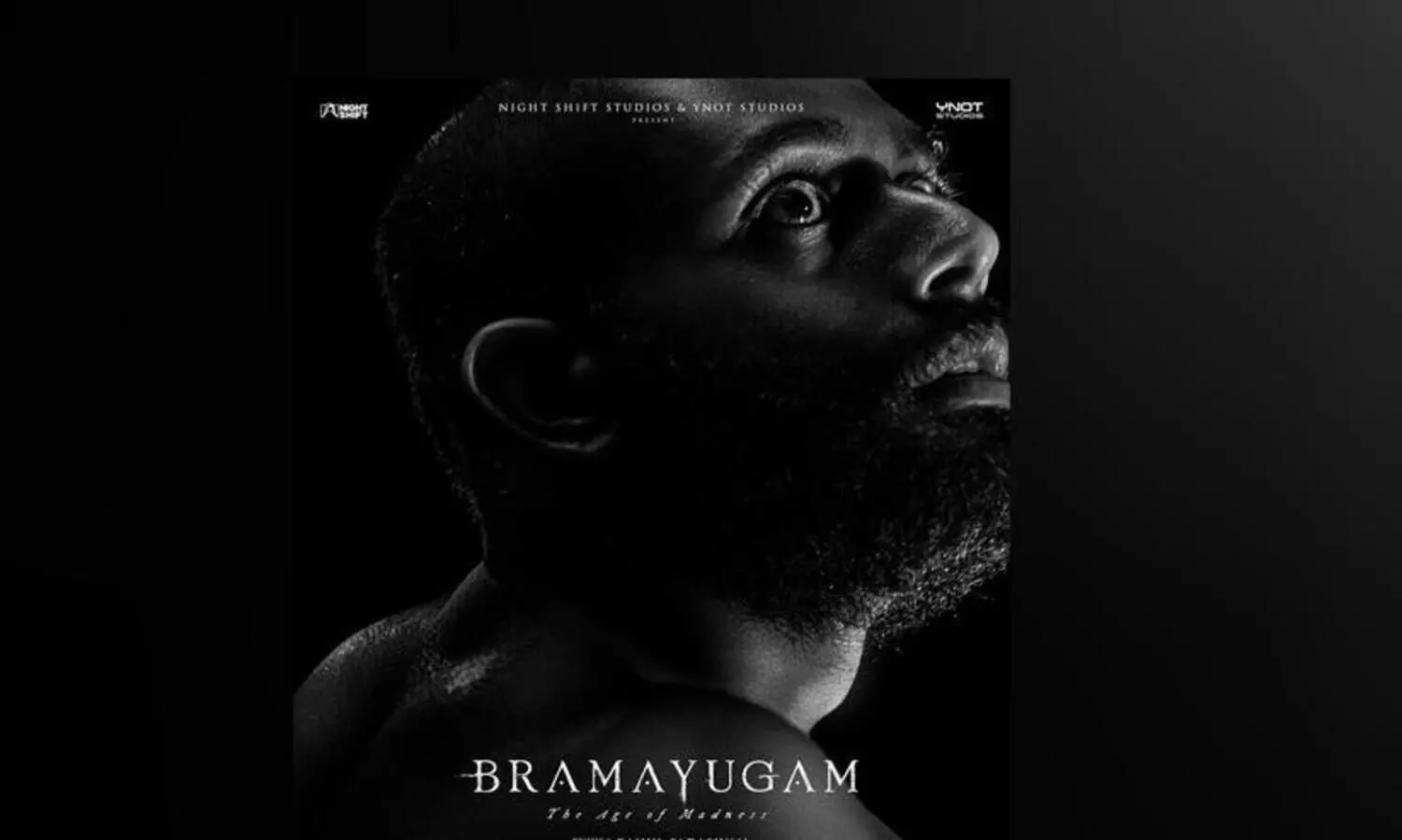 Makers unveil new poster featuring Arjun Ashokan in an intense look in Bramayugam