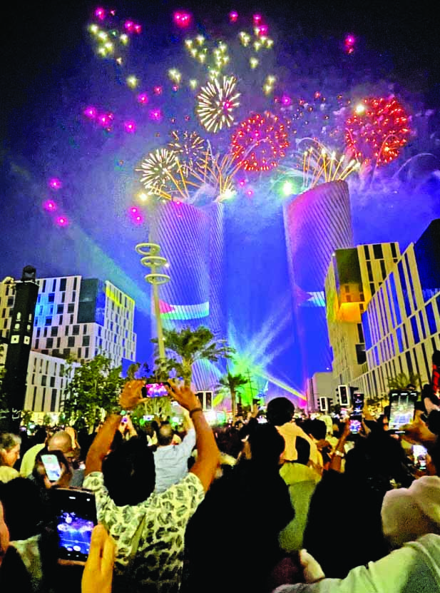 വർണക്കാഴ്ചകളും ഫലസ്തീനുമായി പുതുവർഷപ്പിറവി വർണക്കാഴ്ചകളും ഫലസ്തീനുമായി പുതുവർഷപ്പിറവി