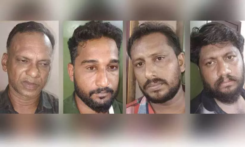 പിടിയിലായ പ്രതികൾ