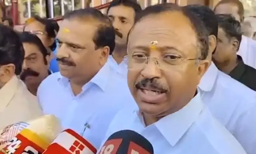 കേരളത്തിൽ ഏറ്റവും സംസ്കാരമില്ലാത്തയാൾ സാംസ്കാരിക മന്ത്രി -വി. മുരളീധരൻ