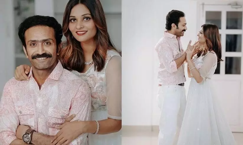 Shine Tom Chacko And Thanoojas Engagement Photo went Viral