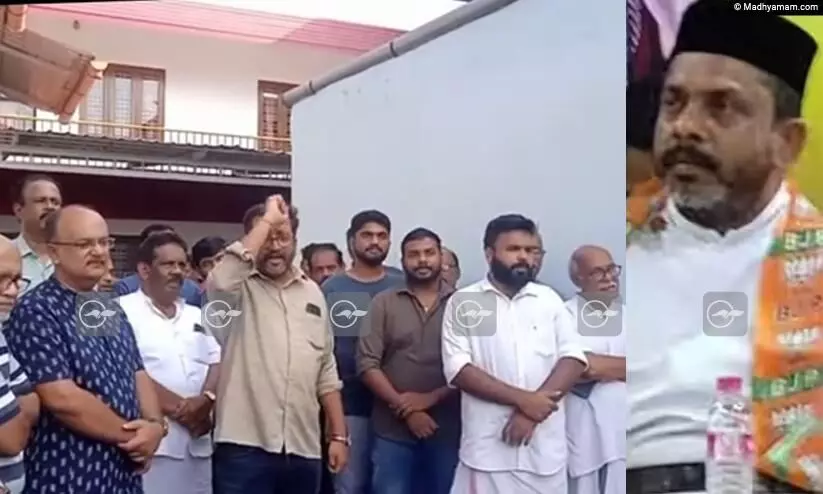 ഫാ. ഷൈജു കുര്യന്റെ ബി.ജെ.പി പ്രവേശനത്തിൽ പരസ്യപ്രതിഷേധവുമായി ഓർത്തഡോക്സ് സഭ വിശ്വാസികൾ