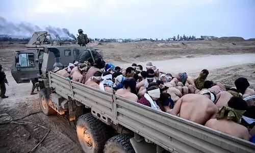 People in Qalqilya in West Bank