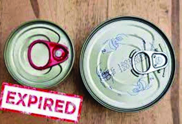 കാലാവധി കഴിഞ്ഞ ഭക്ഷ്യവസ്തുക്കൾ പിടികൂടി കാലാവധി കഴിഞ്ഞ ഭക്ഷ്യവസ്തുക്കൾ പിടികൂടി