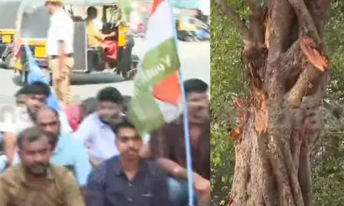 youth congress protest