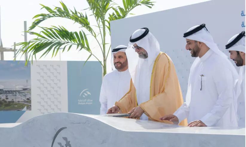 ഷാർജ വിമാനത്താവളം ടെർമിനൽ വിപുലീകരണം ആരംഭിച്ചു ഷാർജ വിമാനത്താവളം ടെർമിനൽ വിപുലീകരണം ആരംഭിച്ചു